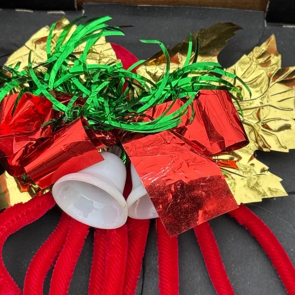 Vintage Christmas Bell Decoration Hanging Ornament Holiday‎ Decor